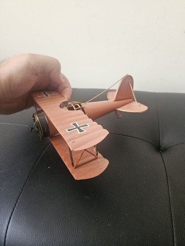 Red baron model - red, tin