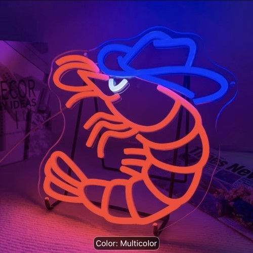 Insegna neon western cowboy - western,