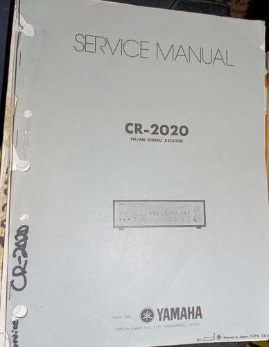 Yamaha 2020 ricevitore - yamaha, cr-2020
