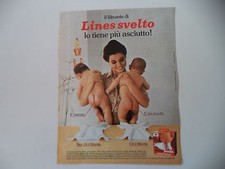 advertising Pubblicità 1981 PANNOLINI LINES SVELTO