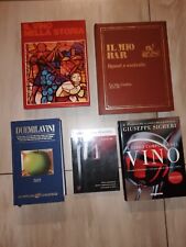 Lotto 5 libri tema "VINO"