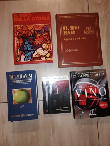 Lotto libri tema vino - lotto,