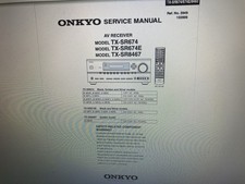 Onkyo sr674 sr674e - onkyo, tx-sr674