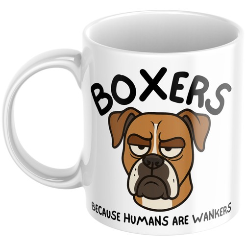 Divertente boxer cane regalo - cane,