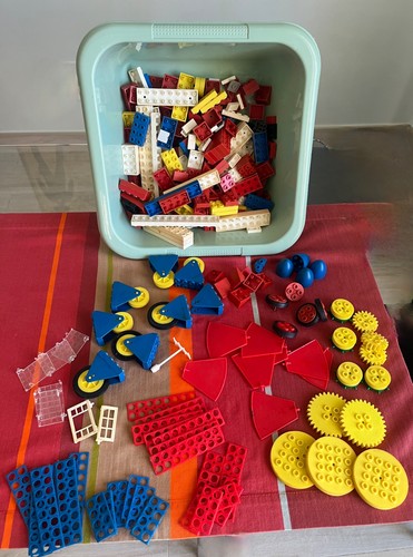 Lotto vintage plastic city - plastic,