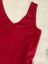 abito tubino corto rosso