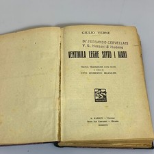 Ventimila Leghe sotto i mari di Giulio Verne Barion Editore 1927 Romanzo