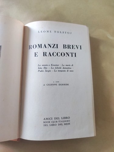 Romanzi brevi racconti - romanzi,