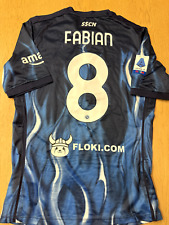 Maglia Napoli flame match worn issued ea7 fabian serie a rare trikot stock pro