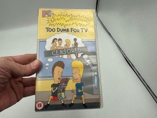 Beavis And ButtHead Too Dumb For TV (VHS 2000) PAL Uncut Banned Episodes MTV