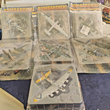 7 AEREI BOMBARDIERI FAMOSI DELLA II^ GUERRA MONDIALE DE AGOSTINI NUOVI