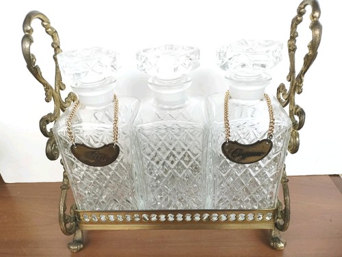 Tris bottiglie decanter - bottiglie,