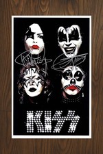 Poster musicale firmato KISS