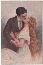 ILLUSTRATORE - ARTIST SIGNED - INNAMORATI -12446-