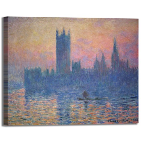 Monet parlamento londra - monet,