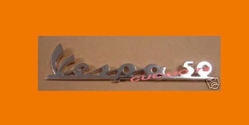Targhetta scritta vespa - scritta, 50