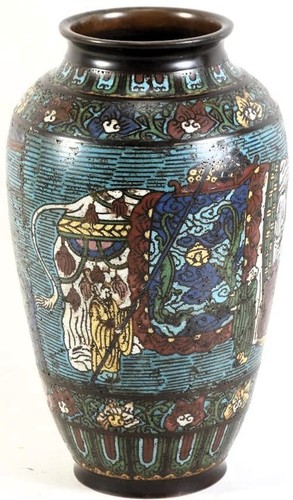 Grande vaso cloisonné cina - cloisonné, |