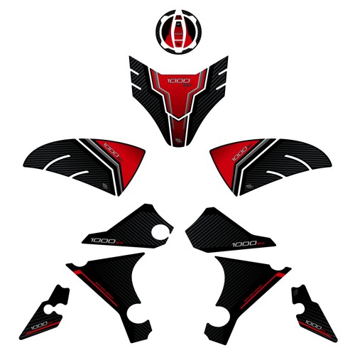Set adesivi protezioni - set, 3d