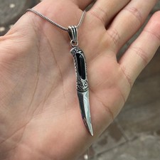 Collana Pugnale Argento