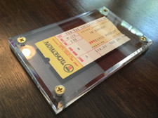 Autentico biglietto concerto Elvis Presley Stub con certificato di autenticità incredibile idea regalo musica anni 70