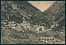 Cuneo Vinadio Bagni di PIEGA FG cartolina MZ0623