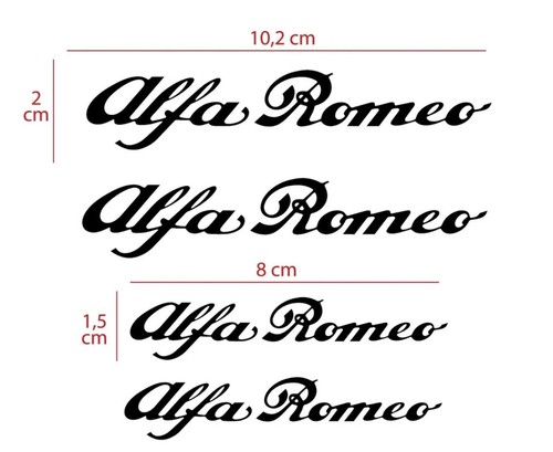 Adesivi per alfa romeo logo - adesivi,