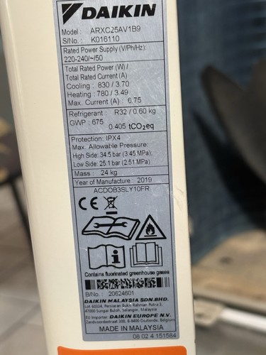 Scheda unità esterna daikin - esterna,