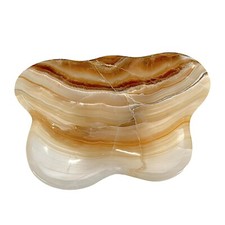 Centrotavola in Onice Bianco