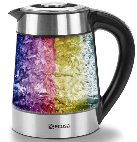 Bollitore vetro acciaio inox - vetro,