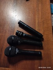 Audix OM5, OM3XB, Beyerdynamic M201N(C), Electro voice RE200 Microphones