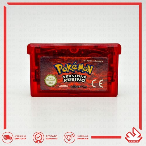 Pokemon rubino etichetta - -,