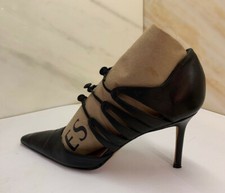 JOHN GALLIANO scarpe tacco alto nero TG `EU 39.5 UK 7 ottimo condizione