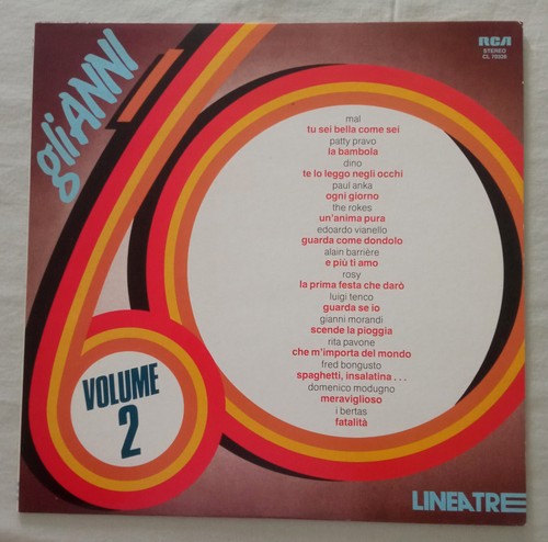 Gli anni lp - anni,