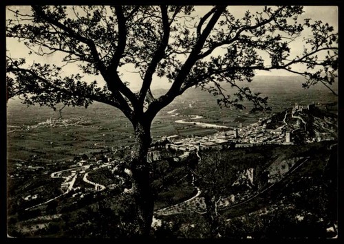 Cartolina italia assisi - italia, san
