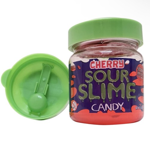 Gummy sour slime cherry - sour,