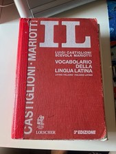 IL Vocabolario Della Lingua Latina Castiglioni Mariotti Dizionario Latino Usato