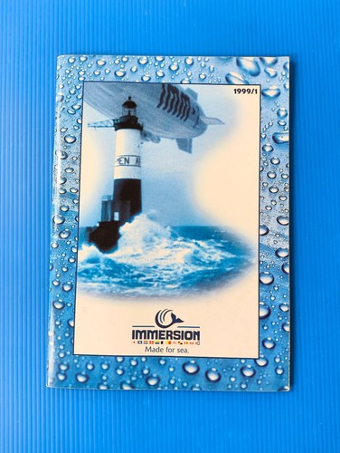 Depliant immersion 1999 - depliant,