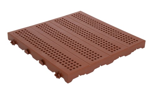 Piastrella forata plastica - in,