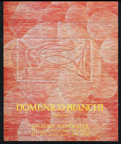 1991 domenico bianchi - bianchi, arte