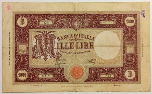 1000 lire 1944 bb - 06/03/1944,