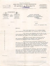 1943  FACTURE ETAB CATEL &