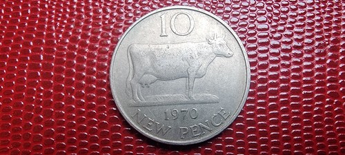 New pence 1970 guernesey - new,