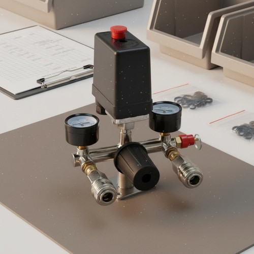 Gruppo pressostato compressore - gruppo,