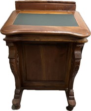 Scrivania Davenport inglese stile coloniale metà 900