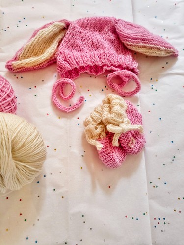 Set neonata cappellino