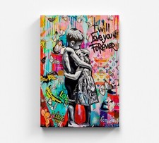 Quadro su tela Pop Art Love