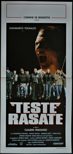 Locandina teste rasate - teste,