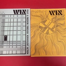 WIN Magazine Lot of 2