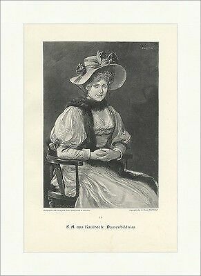 Kaulbach ritratto donna - kaulbach.,