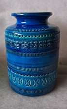 Bitossi Vaso In Ceramica Blu